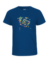 Kinder T-Shirt Konfettiseelenbohrer (royal)