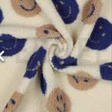 Teddy mit Smilies blau