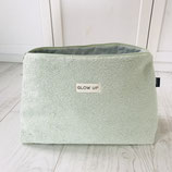 Große Kulturtasche - Frottee mint