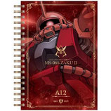 Gundam Notizbuch rot / MAS-06S ZAKU II A12