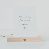 Postkarte "Für immer bleiben"