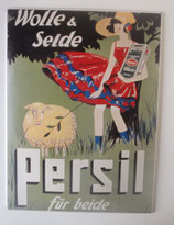 Altes Persil Werbe-Blechschild