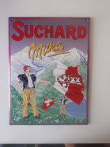 Emailschild Suchard Milka "Fahnenschwenker"