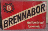 Selten großes Blechschild von BRENNABOR Fahrzeuge