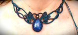 Collier feuilles de Lapis