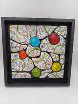 Tableau en verre fusionné modèle Cosmic