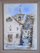 aquarelle église de Féniliaz