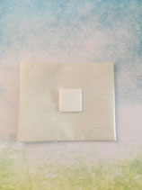 Wachsmotiv Quadrat mini 1x1cm weiß