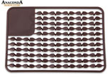 Anaconda Pellet V-Stops Small Army Green 67pcs.