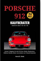 Porsche 912 Kaufberater - Ratgeber + 912 Grill Badge + 912 KULT Sticker im SET