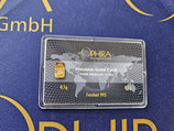 OPHIRA Gold - Karte 0,1 Gramm, Feingehalt 995, mit und ohne Etui