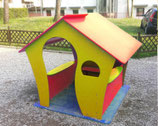 Spielhaus CASANDA 3farbig rot-blau-gelb
