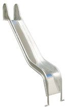 Feuerverzinkte Metallrutsche mit Edelstahl-Rutschfläche, ohne Leiter (Turmanbau)