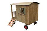 Spielhaus Zirkuswagen aus Kiefernholz