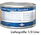 Aquagard Speziallack (Curaflex ® 1716 ) 1/3 Liter