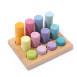 plateau trieur et 12 rouleaux coloris pastel, Grimm's