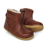 step-up: bottines cuir/laine artic toffee, Bobux