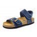 Sandales coton bleu marine, Natural World