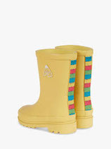 Bottes de pluie jaune uni Frugi