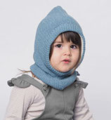 cagoule en laine unie ou rayée, Reiff