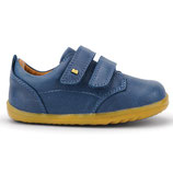 Step up : chaussures cuir bleu, Bobux