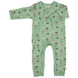grenouillère méduse coloris vert/rose, Pigeon organics for kids