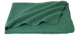 couverture fleece 100% laine coloris vert, Reiff