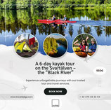 6-Day Kayak Tour on the Svartälven – "The Black River"