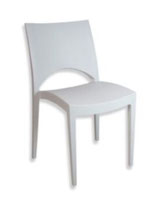royal seat kunststof wit