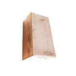 Altholz Wandleuchte Lärchenholz mit schwenkbaren Spots / Reclaimed wood wall lamp larch wood with swivelling spots