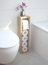 Toilettenpapierspeicher Altholz / Toilet paper storage vintage wood
