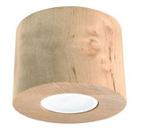 Deckenspot Ahorn Rund / Ceiling spotlight maple round