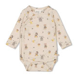 Wikkelromper AOP - Honey Bear