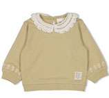 Sweater met kraag relaxed fit - Let Your Dreams Blossom