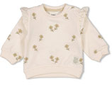 Sweater AO embroidery relaxed fit - Let Your Dreams Blossom