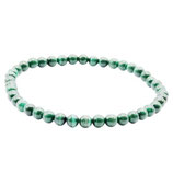 Bracelet en Malachite - Perles 4mm