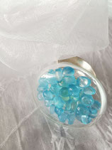 Bague 24 mm Billes couleur Bleu