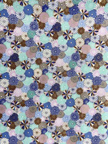 Furoshiki Koguiku bleu