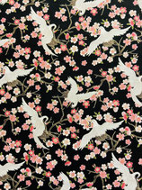 Furoshiki Cerisier grue/noir