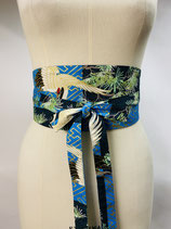 Ceinture Obi Grue/pin