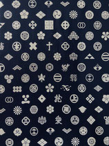 Furoshiki Wagara bleu marine