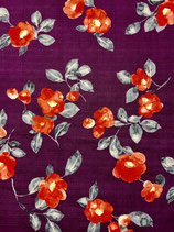 Furoshiki Camélia violet