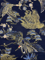 Furoshiki Grue Tortue/bleu marine