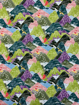 Furoshiki montagne vert