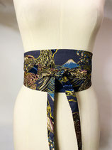 Ceinture Obi Aigle bleu marine