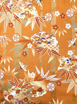 Furoshiki bambou orange