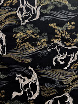 Furoshiki Cheval noir