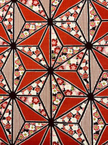 Furoshiki Geo Sakura rouge