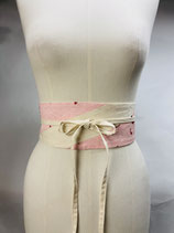 Saïgaïha rose uni blanc