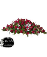 PALMA DE ROSAS ROJAS